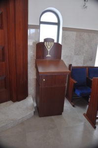 Menorah Hazzan/Rabbi Stander, Chabad Synagogue, Rishon LeZion