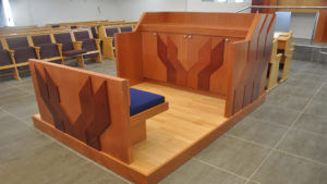 Wooden Bimah, Nof Yam Synagogure, Be'er Ganim