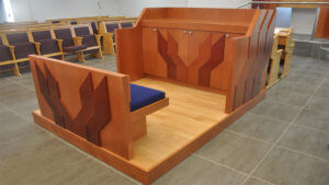 Wooden Bimah, Nof Yam Synagogure, Be'er Ganim